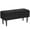 Black, variant on HOMCOM Ottoman with Storage & Wooden Legs, 57L Storage Ottoman, Cream White