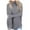 Grey, variant on EDFBUYKRS Female Sweaters Women's Winter Long-Sleeve Sweater, Soft Funnel Neck Knit Fall Sweater M