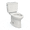 Colonial White, variant on TOTO® Drake® Two-Piece Elongated 1.6 GPF Universal Height TORNADO FLUSH® Toilet with CEFIONTECT®, Cotton White - CST776CSFG#01