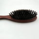 thumbnail image 3 of Cepillo de pelo de paleta de madera con mango antideslizante, cojín antimasaje y desenredante para bolsillo. Regalo para niños, mujeres y hombres. Marron oscuro, 3 of 6