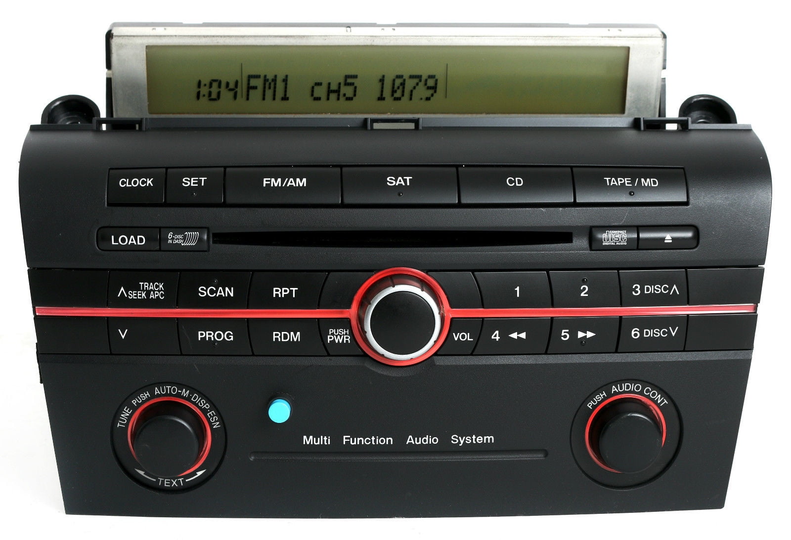 2005 Mazda 3 Radio AM FM Receiver 6 Disc CD Player w
