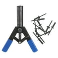 thumbnail image 1 of KAKOWELY Riveter Machine 1 Set 1pc Core-pulling Riveter Machine Puller Hand Tool and 40pcs Ergonomic Design Poly Rivet (Black)6.3"X4.92"X1.77", 1 of 5
