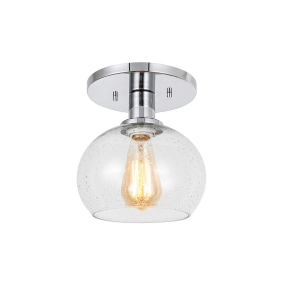 Woodbridge Lighting 17835CHRWL-C00805 Close to Ceiling Light Fixtures, Clear Seedy