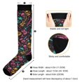 thumbnail image 3 of joogoo Skull and Guitars Socks Women Men Knee High Sock, 3 of 8