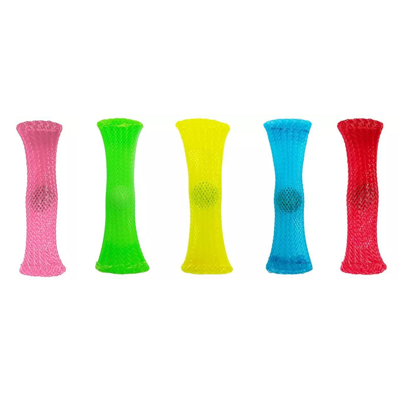 Details about   Mesh Marble Tube Fidget Toy Stress Anxiety Relief Adults Kids Soothing Sensory = 