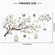 thumbnail image 3 of Calcomanías de pared con diseño de pájaro magnolia, árbol, flores, pegatinas de pared, decoración de flores blancas, decoración del hogar con magnolia, 3 of 9