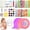 pinkpurple, variant on MesaSe Nano Tape Bubbles Kit 2 Pack Double Sided Nano Tape Kit for Making Bubbles Nano Tape Bubbles with Sequin Glitter Stickers for Kids Girls Boys Creative DIY Craft Making Bubbles T