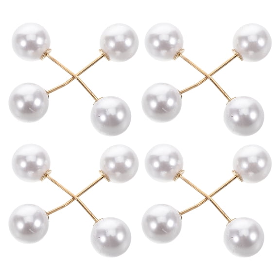 Worgeous 8 Pcs Fashionable Bead Brooch Pin Anti-Exposure Safety Pin Decorative Pin For Dresses Stylish Safety Brooch Pin For Scarves And Sweaters