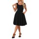 thumbnail image 1 of INSPIRE CHIC Vestido Vintage para Mujeres de los años 50 con escote en forma de barco para cócteles XS Negro, 1 of 6