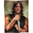 thumbnail image 2 of Norman Reedus Blanket Bedding Fleece Blanket Daryl Dixon Soft Throw Blankets Lightweight Anti-Static Blanket - 3 Sizes, 2 of 5