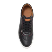 Bally Baxley Men's 6230467 Black Leather Sneaker MSRP $570 (11.5)