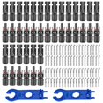 thumbnail image 1 of MOOKEERF Solar Connectors - 20Pairs / 40PCS Solar Panel Connector Male Female with Dual Spanners IP67 Waterproof, 1 of 6
