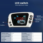 Hcalory Diesel Air Heater, 12V 5KW-8KW All in One Single Hole Adjustable Parking Heater with Gold LCD Switch & Muffler & Remote Control for Car Trucks Boat Bus RV Trailer and Motorhomes