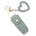 thumbnail image 6 of Unique Bargains 1 Pc Handbag Charms Keychains Heart Mirror Lipstick Bag Bag Accessories Light Green, 6 of 6