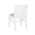thumbnail image 5 of Pemberly Row Mid Century Wood Woven Chair in White (Set of Two), 5 of 9