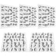 thumbnail image 3 of Sello transparente Jadeshay 5 piezas de sellos de goma para bricolaje, 3 of 14