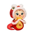 thumbnail image 1 of Bonita muñeca de tela con forma de serpiente, ideal como regalo., 1 of 7