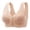 Beige, variant on Bras for Women Bra Womens Front Side Buckle Lace Edge Without Steel Ring Seamless Movement Gathering Adjustable Yoga Sleep Large Bra Beige M