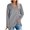 Gray, variant on Oplxuo Tunic Tops for Women Dressy Casual 2025 Fall Ribbed Knit V Neck Long Sleeve Pullover Solid T-Shirts Blouses