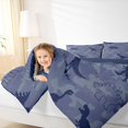 thumbnail image 4 of Feelyou Kawaii Dino Child Twin Comforter Sets, Camouflage Abstract Bedding Set, 2-Piece, 4 of 8