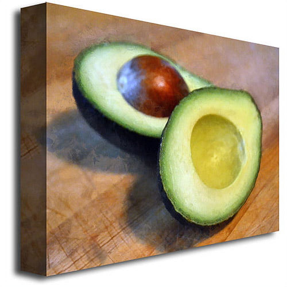 Trademark Fine Art "Avocado" Canvas Wall Art by Michelle Calkins