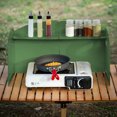 thumbnail image 2 of Parabrisas Plegable Estufa Gas Al Aire Libre Con Capa Almacenamiento Deflector Viento Ultra Portátil para Acampar Picnic, 2 of 9