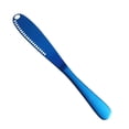 thumbnail image 1 of Cuchillo para mantequilla, esparcidor de mantequilla multifuncional de acero inoxidable para untar pan, mantequilla, mermelada, mantequilla de maní, azul, 1 of 5