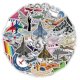 thumbnail image 1 of Dww-50 Airplane Stickers, Laptop Stickers, Vinyl Stickers, Car Stickers, Luggage, Skateboard Stickers, 1 of 3