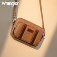 thumbnail image 7 of Wrangler Crossbody Bag for Women Vegan Leather Western Shoulder Purse Small Multi Pocket Crossbody Wallet Purse Crossover Bags with Adjustable Strap, Khaki, 7 of 7