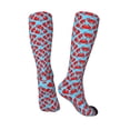 thumbnail image 5 of Lsque Cartoon Crabs Printed Crew Socks Men's Women's LightWeight Thin Casual Calf Socks ,Knee High Socks,Cotton Socks, 5 of 9