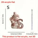 thumbnail image 1 of Uuiauoio 26 English Letter Christmas Ornament Set 2D Acrylic Tree Decor Car Rearview Mirror Hanging Alphabet Pendant Party Supplies,Pink Letter Snowman,Family Ornament, 1 of 2