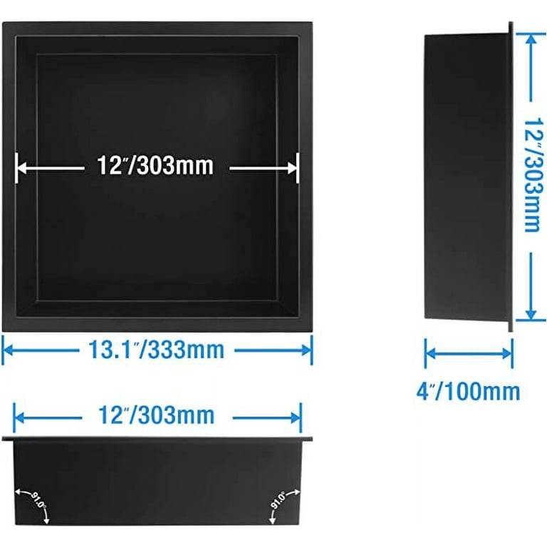Neodrain Shower Niche, Insert Storage Shower Shelf (Outside Size