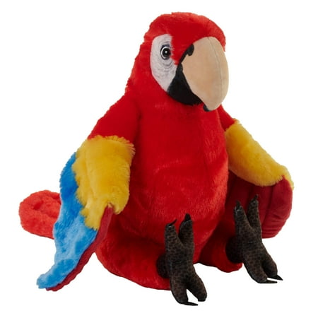 Wild Republic Artist Collection Eco Scarlet Macaw Stuffed Animal - 15"
