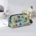 thumbnail image 6 of Uemuo Hawaiian Style Pattern Portable Toiletry Bags with Handle, Waterproof travel Make up Bags for Women, Large Capacity Travel Cosmetic Bags, 6 of 9
