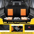 thumbnail image 5 of LINGVIDO Car Seat Covers, Breathable and Waterproof Faux Leather Automotive Seat Covers for Cars SUV Truck Sedan,Universal Anti-Slip Seat Cover with Backrest (Front Seat, Brown & Black), 5 of 13