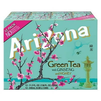 Arizona Green Tea with Ginseng and Honey Iced Tea - 12 pack, 11.5