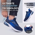 thumbnail image 4 of REABO Men's Air Cushion Running Shoes Slip-on Breathable Knit Tennis Walking Sneakers Lightweight Athletic Sports Shoes for Daily Wear & Gym, 4 of 8