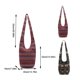 thumbnail image 3 of Minnieouse Bolso de mano con estampado informal de gran capacidad para mujeres y adolescentes, bolso de hombro tipo cubo, viaje, playa, vacaciones, fiesta, Bolsas de mensajero y de hombro Rojo Minnieouse AP012143-01, 3 of 6