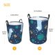 thumbnail image 3 of Balery Alpaca Astronaut in Space Cesta de ropa redonda con asas, impermeable, independiente, para ropa, juguetes, dormitorio y familia-Small, 3 of 6