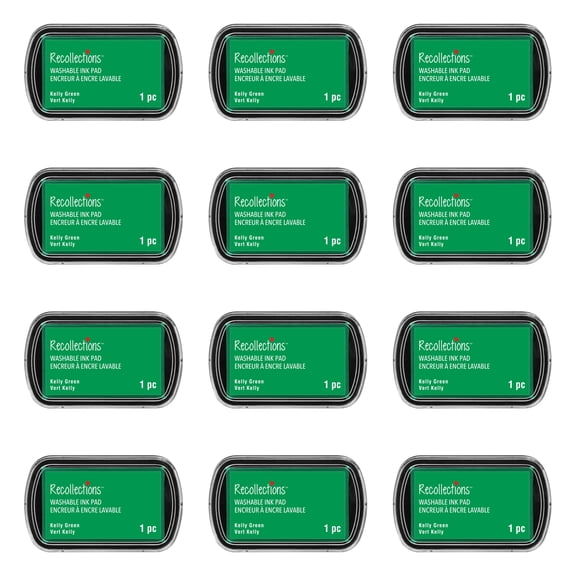 Recollections Washable Ink Pad, 12 Pack