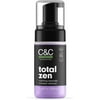 C&C by Clean & Clear Total Zen Calming Lavender Mousse Cleanser to Remove Dirt, Relaxing Oil-Free Face Wash for Sensitiv