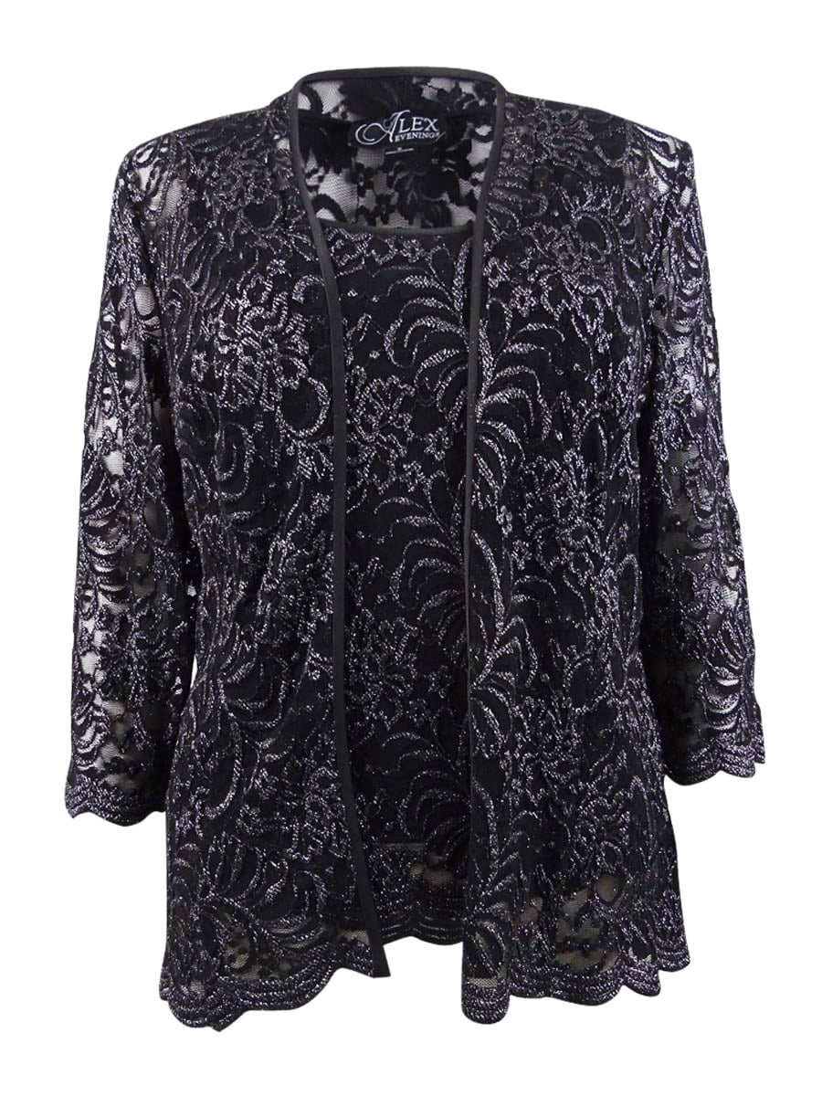 silver lace jacket