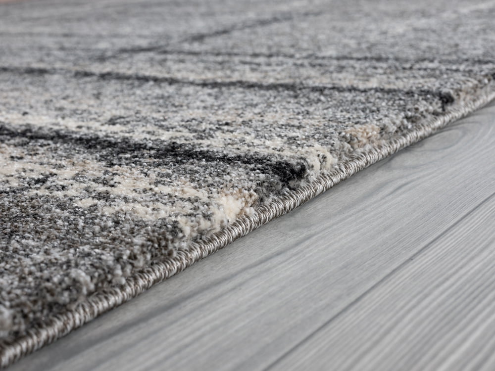 United Weavers Serenity Area Rug 40310572 Mirage Grey Faded Bars 7' 10