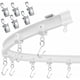 thumbnail image 1 of Cortina de techo flexible y plegable, montaje en techo de 9,8 pies, 1 of 7