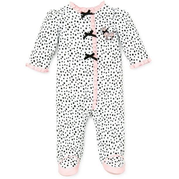 Ltm Baby Perfect Poodle Snap Front Footie Pajamas For Baby Girls Sleep N Play One Piece Romper Coverall Cotton Infant Footed Sleeper Pijamas Para Bebes Pink White Black 9 Month Ltm Baby Perfect Poodle Snap Front Footie Pajamas For Baby Girls Sleep N Play One Piece Romper Coverall Cotton Infant Footed Sleeper Pijamas Para Bebes Pink White Black 9 Month