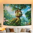 thumbnail image 5 of FLASHLUMI 90"×60" Tapestry, Decorative Wall Hanging for Bedroom Living Room Office Home Decor, 5 of 8
