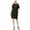 Black - deepblack, variant on Thalia Sodi Womens Cold Shoulder Shift Dress