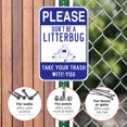 thumbnail image 4 of Please Don't Be A Litterbug Sign,, 4 of 8
