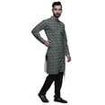 thumbnail image 2 of Atasi Party Wear Kurta Pajama For Men Mandarin Collar Ethnic Printed Kurta Set, 2 of 3