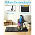 thumbnail image 4 of Magnetic Keyboard Mouse Combo Folio with RGB Backlight Keypad & Pen Slot for iPad 10 / iPad 11 A16, iPad Air 4 / Air 5, iPad Air 11 M2/M3/M4，Black, 4 of 9